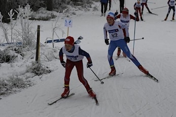 Petter vant sølv i KM sprint fristil